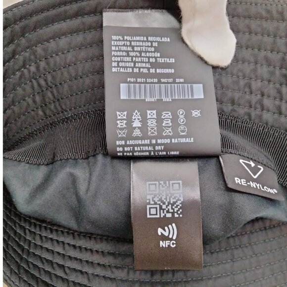 $1095 Authentic PRADA Made in ITALY Unisex Black Bucket Hats SZ.M / 58cm main image 10